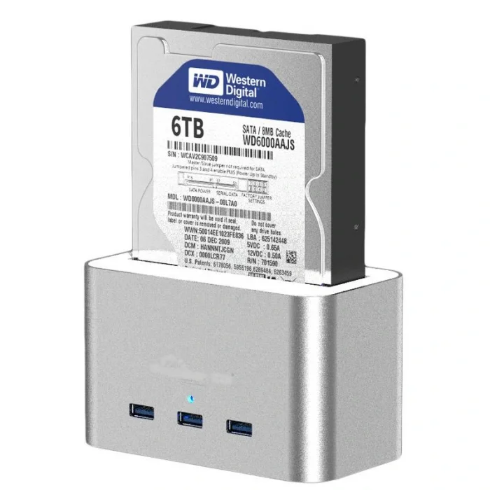 CODEGEN CDG-DOC-303 2.5 ve 3.5 USB 3.0 Alüminyum Sata 3 Docking Station
