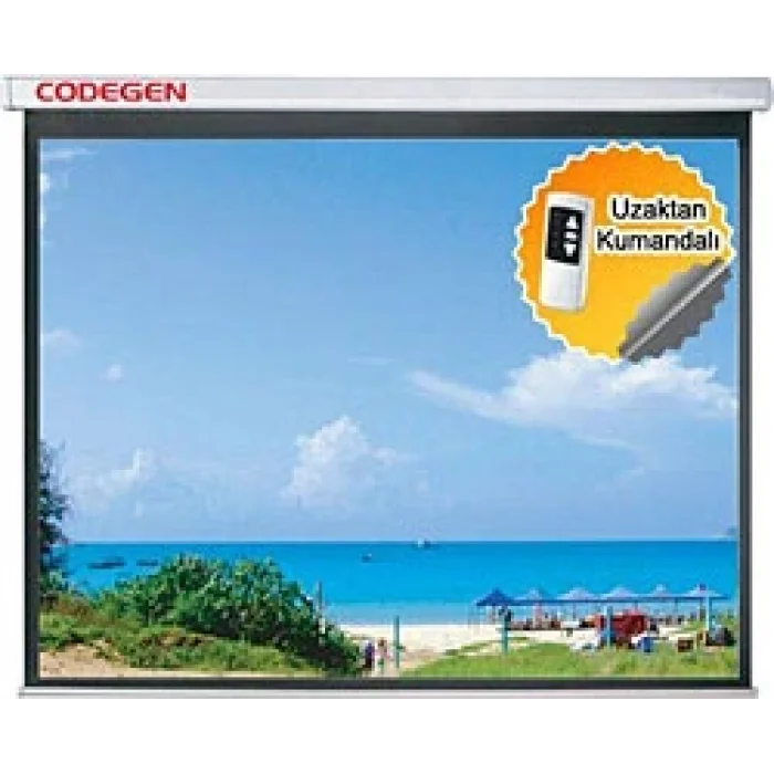 CODEGEN EX-24 240x200 Motorlu Projeksiyon Perdesi