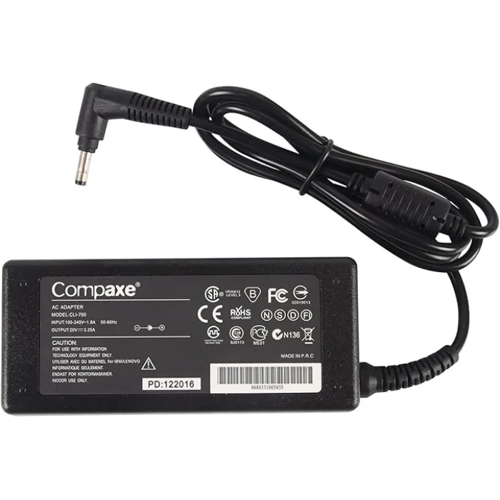COMPAXE CLI-700 20V 3.25A (4.0x1.7) Lenovo Notebook Adaptörü