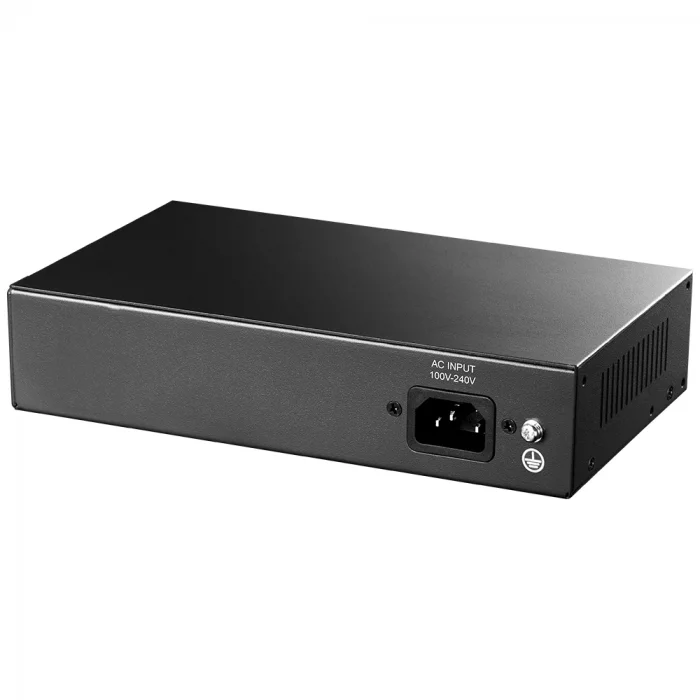 CUDY FS1006P 6 Port Mbit 4 Port PoE 60W 2xMbit Uplink Desktop Yönetilemez Metal Kasa Switch