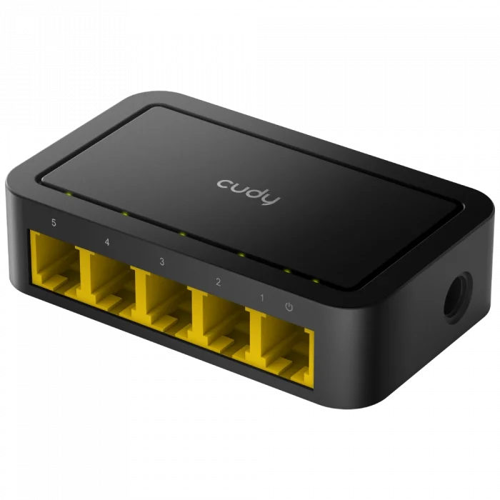 CUDY FS105D 5 port Mbit Desktop Yönetilemez Plastik Kasa Switch