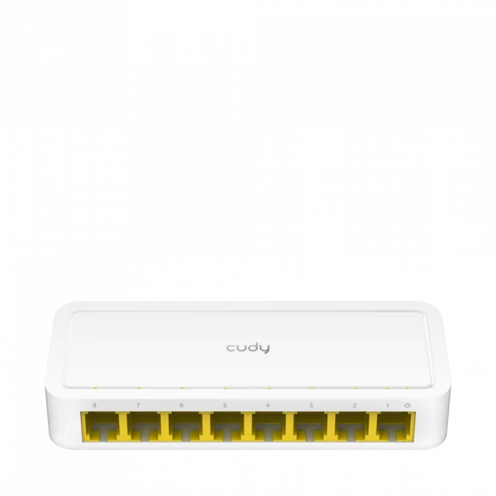 CUDY FS108D 8 port Mbit Desktop Yönetilemez Plastik Kasa Switch