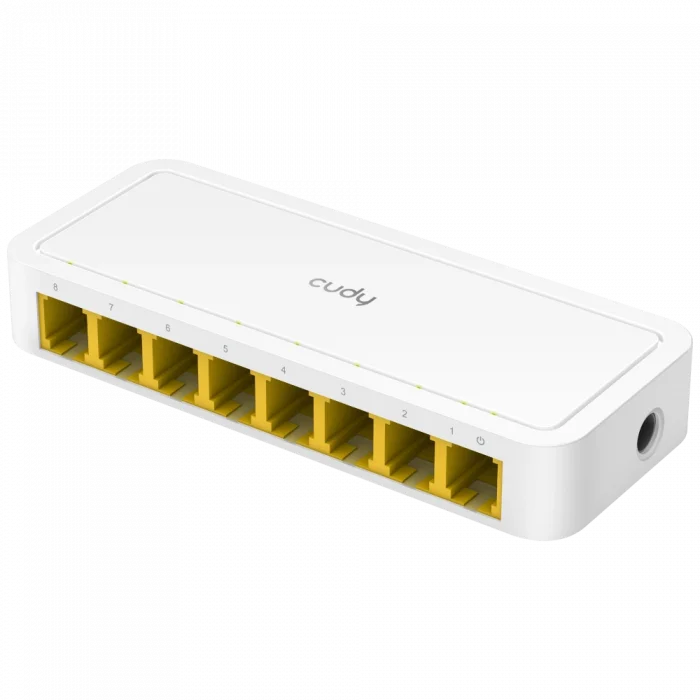 CUDY FS108D 8 port Mbit Desktop Yönetilemez Plastik Kasa Switch
