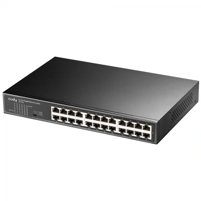 CUDY GS1024 24 Port Gbit Rackmount Yönetilemez Metal Kasa Switch