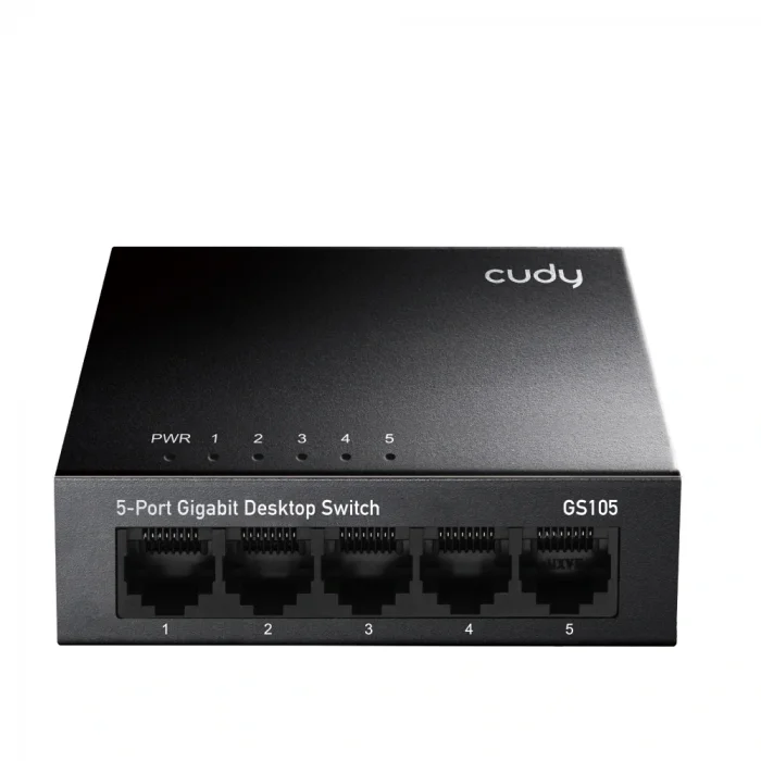 CUDY GS105 5 port Gbit Desktop Yönetilemez Metal Kasa Switch