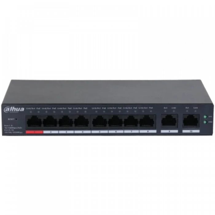 DAHUA DH-CS4010-8ET-110 8+2 Mbit 8 port poe 110W Yönetilebilir Cloud