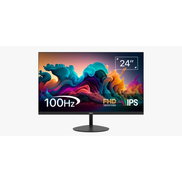 DAHUA LM24-A201Y 23.8 LED IPS 5ms 100Hz 1920x1080 FullHD VGA HDMI (VESA) Siyah Monitör