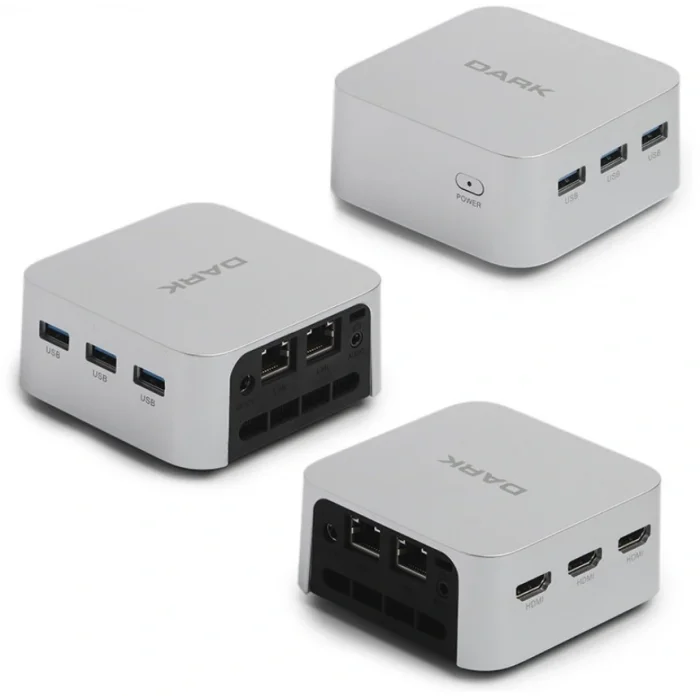 DARK DK-MPC-N150-G12 N150 12GB 256GB SSD W11P Gümüş Mini Bilgisayar