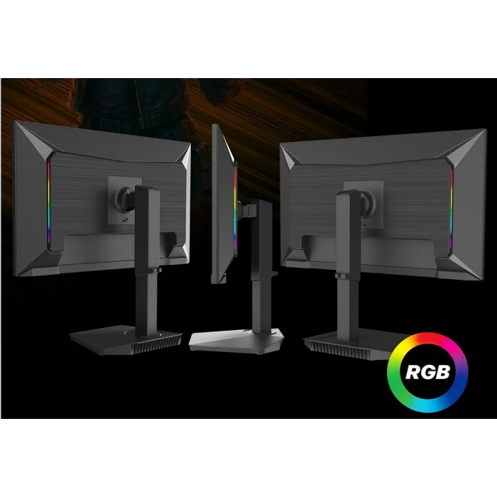 FAZEON X27F240P Gaming 27 LED IPS 0.5ms 240Hz 1920x1080 FullHD 2x HDMI 1xDP (Vesa( Pivot Amd Free G-SYNC Siyah Monitör