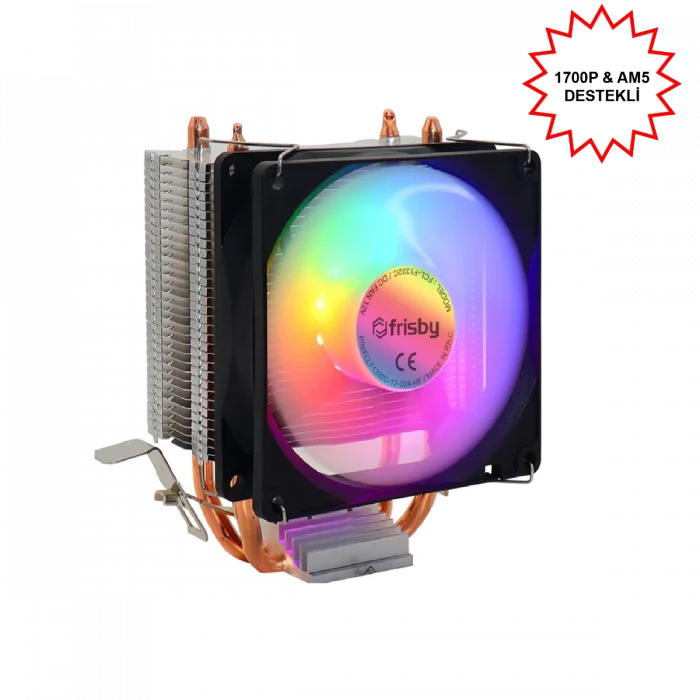 FRISBY FCL-F1332C LGA775/115x/1200/1700/AM4/AM5 İşlemci Soğutucu