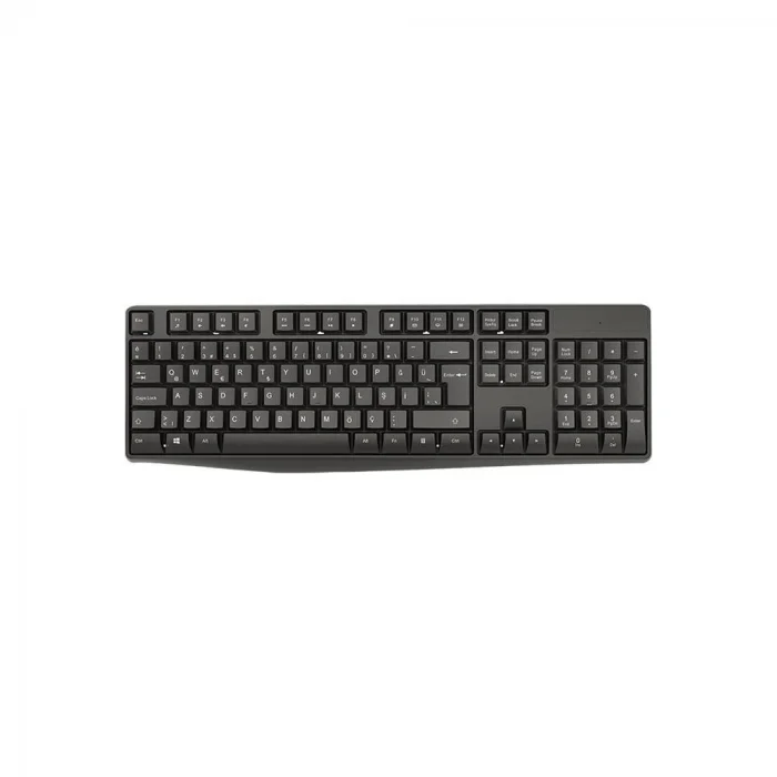 FRISBY FK-4875QU Q Türkçe Kablosuz Multimedya Siyah Klavye+ Mouse