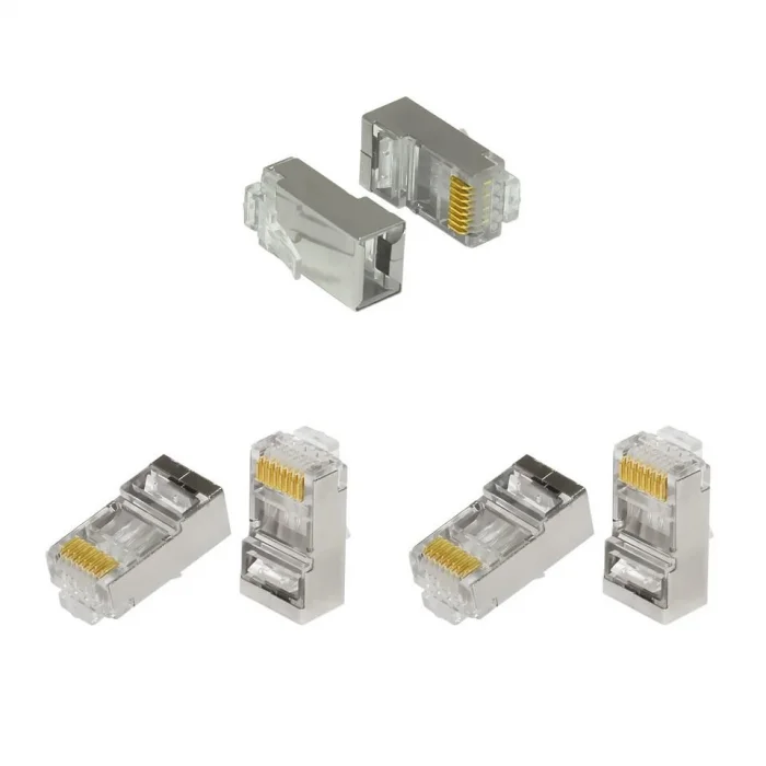 FRISBY FNW-RJ4522N RJ45 FTP CAT6 KONNEKTOR METAL 100LÜ PAKET