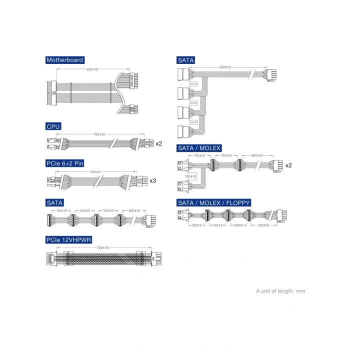 FSP Hydro G Pro HG2-1200 1200W 80+ Gold Siyah 12cm Fanlı Gen-5 Power Supply