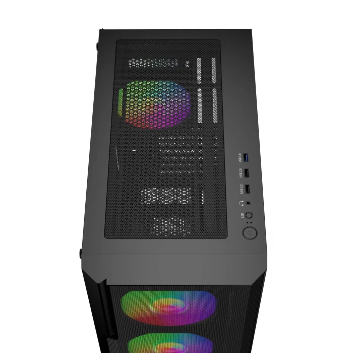 GAMEBOOSTER CRUX E650B 650W 80+ Siyah Mesh Panel Full Tower E-ATX Kasa