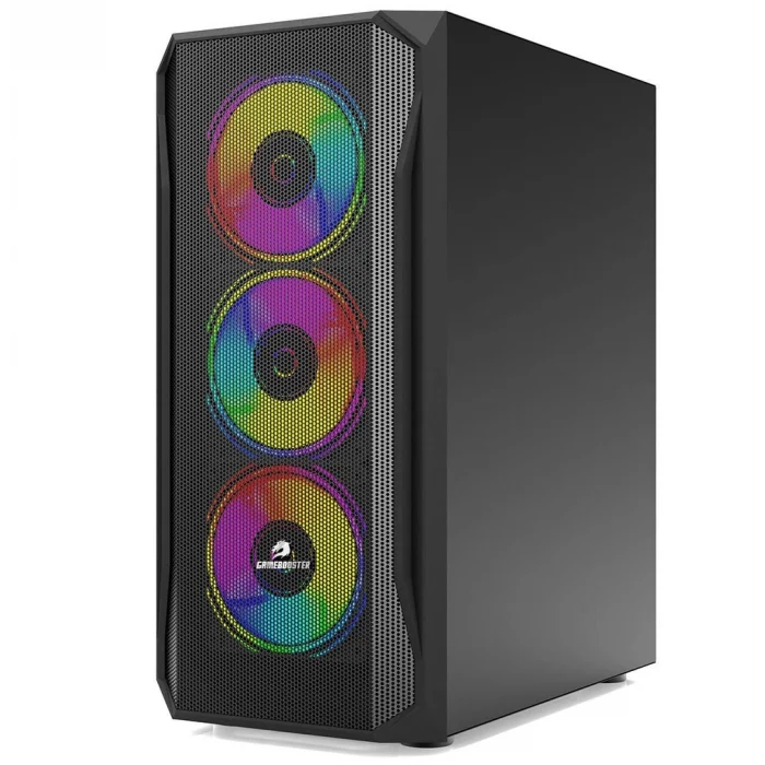GAMEBOOSTER GB-T005MB Powersız Siyah Mesh Panel Mid Tower ATX Kasa
