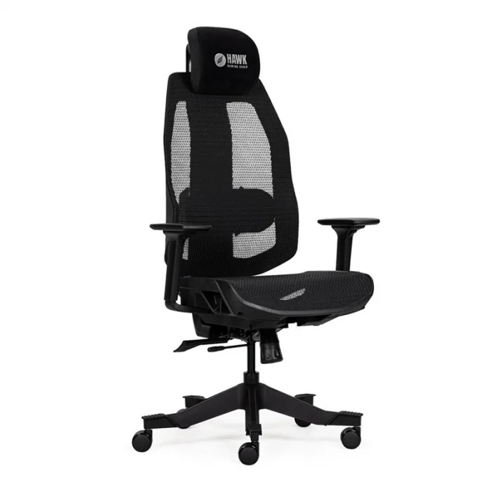 HAWK GAMING CHAIR NOVA FİLELİ SİYAH OYUNCU KOLTUĞU