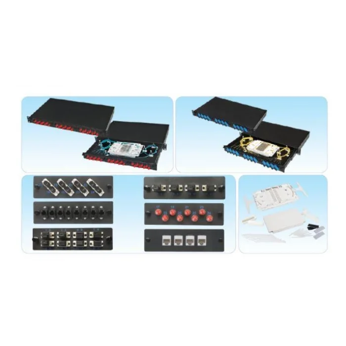 HCS PFO-10001-1U Fiber Boş 1U Modüler Patch Panel