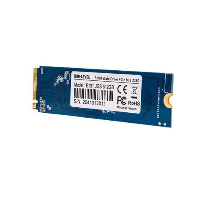 HI-LEVEL HLV-M2PCIeSSD2280/512G M.2 512GB (3300/3100MBs) PCIe + NVMe NVMe SSD Disk
