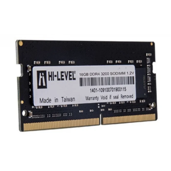 HI-LEVEL HLV-SOPC25600D4/16G 16GB (Tek Parça) DDR4 3200Mhz Notebook Bellek