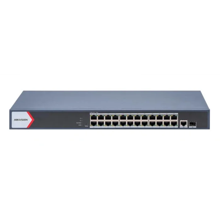 HIKVISION DS-3E1526P-EI/M 26 Port Gbit 24 Port Poe 230W 1xGbit+1xSFP Uplink Yönetilebilir Smart Switch