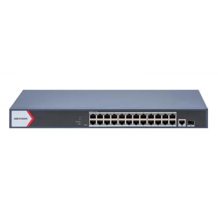 HIKVISION DS-3E1526P-EI/M 26 Port Gbit 24 Port Poe 230W 1xGbit+1xSFP Uplink Yönetilebilir Smart Switch