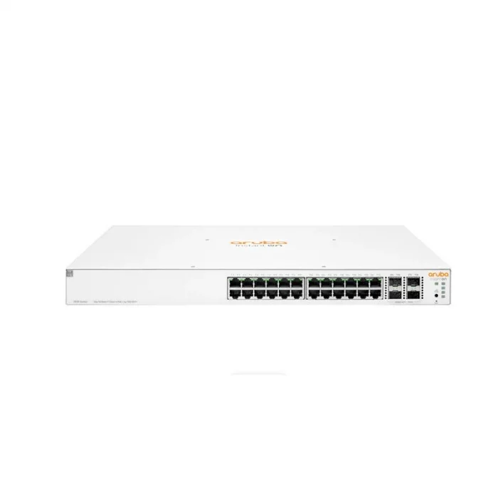HPE ARUBA ION 1930 JL684B 24 PORT GIGABIT+4X10GB SFP YÖNETİLEBİLİR L2+ RACKMOUNT 370W POE SWITCH