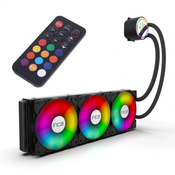 INCA ISS-03XN LGA1700/AM4/AM5 360 mm ARGB Siyah Sıvı Soğutma