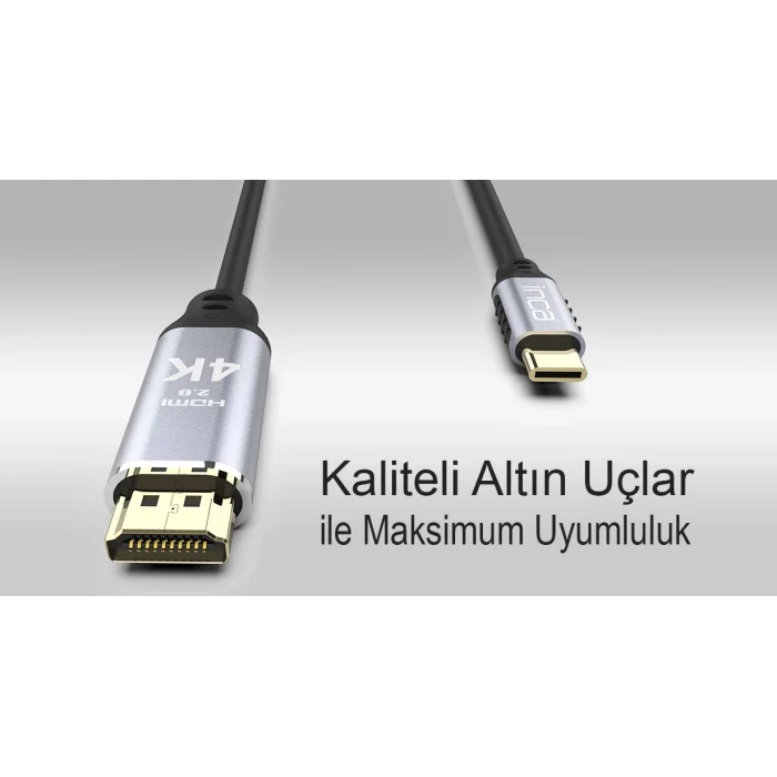 INCA ITCH-02TX 2 Mt TYPE-C TO HDMI Kablo