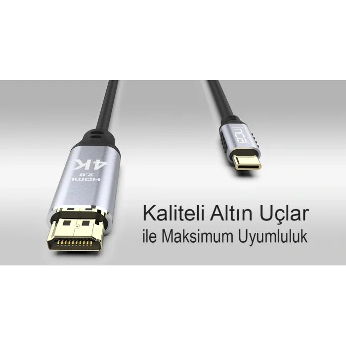 INCA ITCH-02TX 2 Mt TYPE-C TO HDMI Kablo