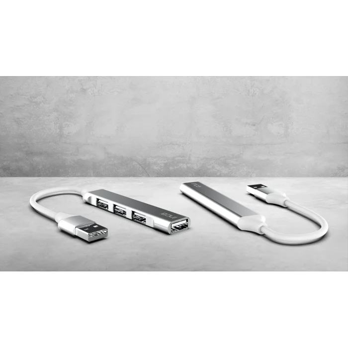 INCA IUSB-04T USB 3.0 +3*USB 2.0 Slim Aluminyum Kasa USB Çoklayıcı