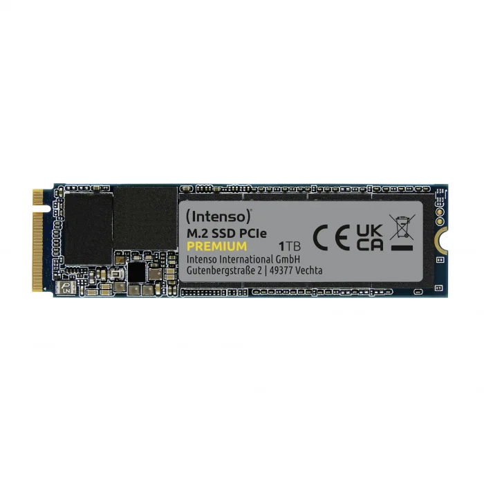 INTENSO 3835460 Premium M.2 1TB (2100/1700MB/s) PCIe + NVMe SSD Disk (22x80MM)