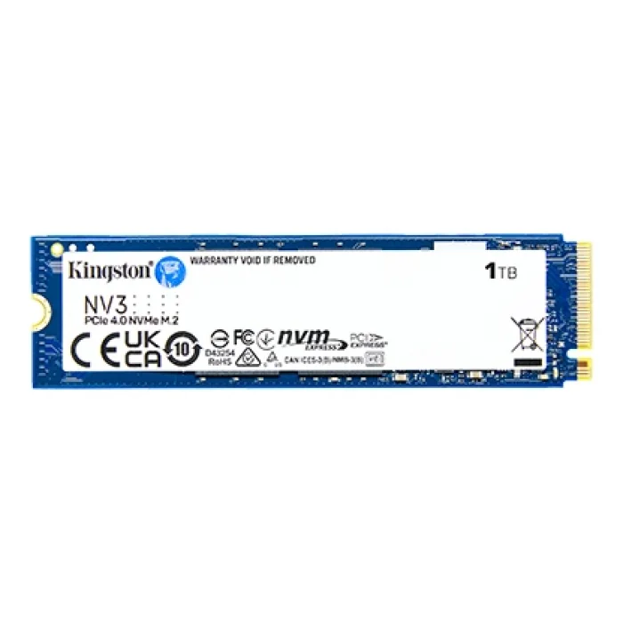 KINGSTON SNV3S/1000G NV3 M.2 1TB (6000-4000MB/s) PCIe + NVMe SSD Disk (22x80MM)