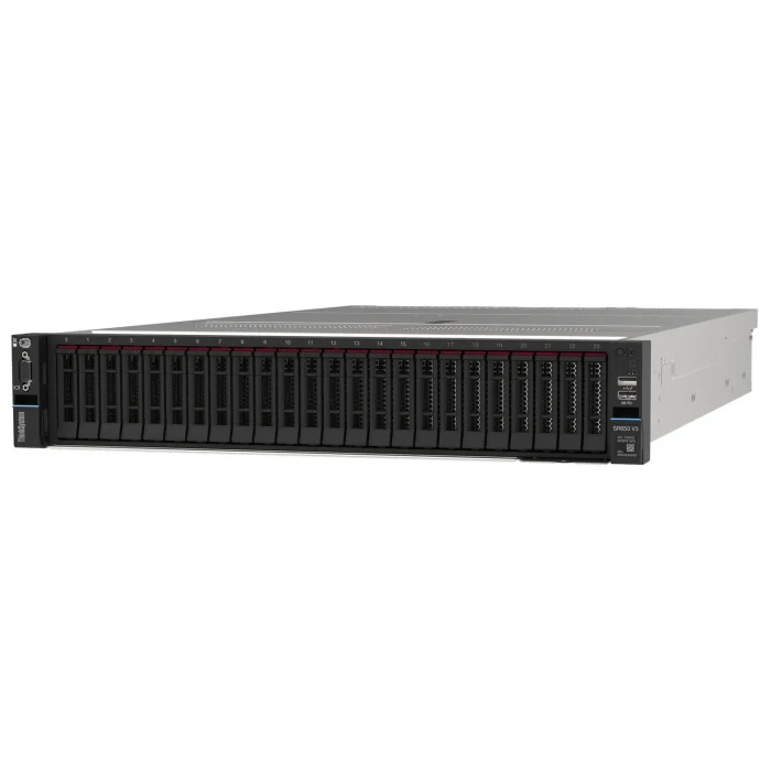 LENOVO SR650 V3 7D76A024EA GOLD 1x5418Y (24C) 1x64GB 0TB 2U RACK 1x1100W Titanium Server