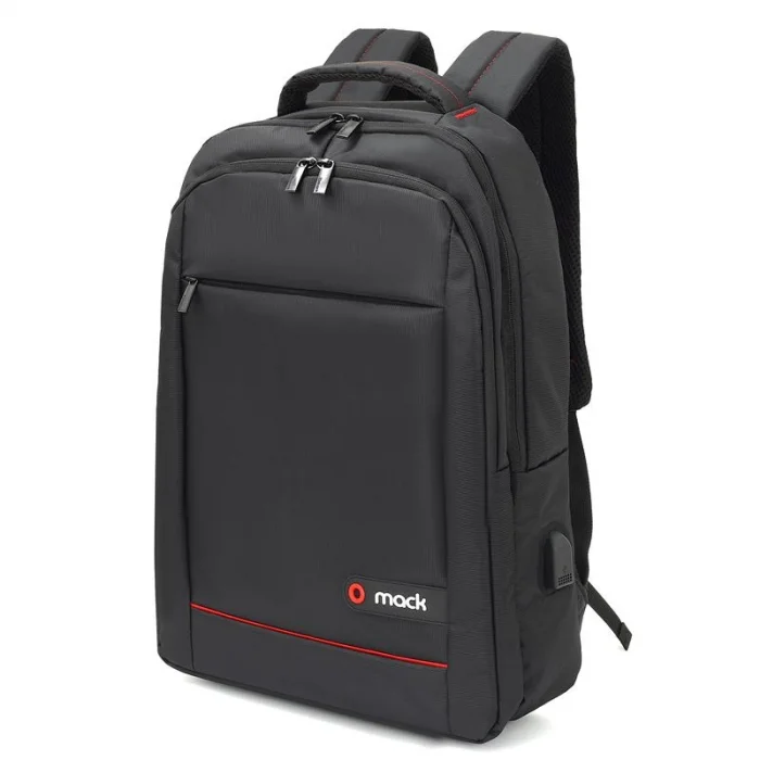 MACK MCC-007 17.3 OFFICE USB GİRİŞLİ NOTEBOOK SIRT ÇANTASI SİYAH