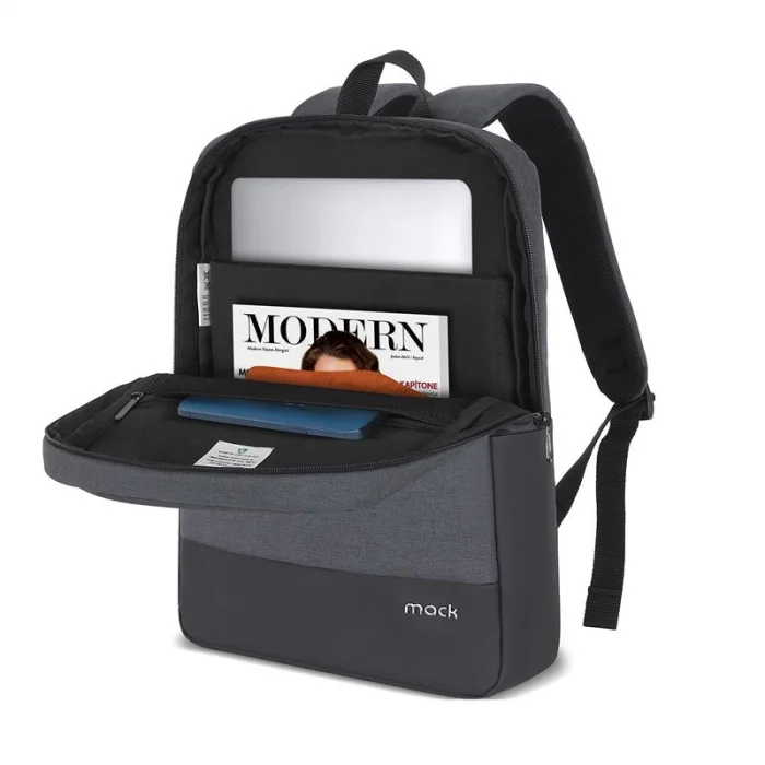 MACK MCE-1103 15.6 UNICITY ECO NOTEBOOK SIRT ÇANTASI SİYAH