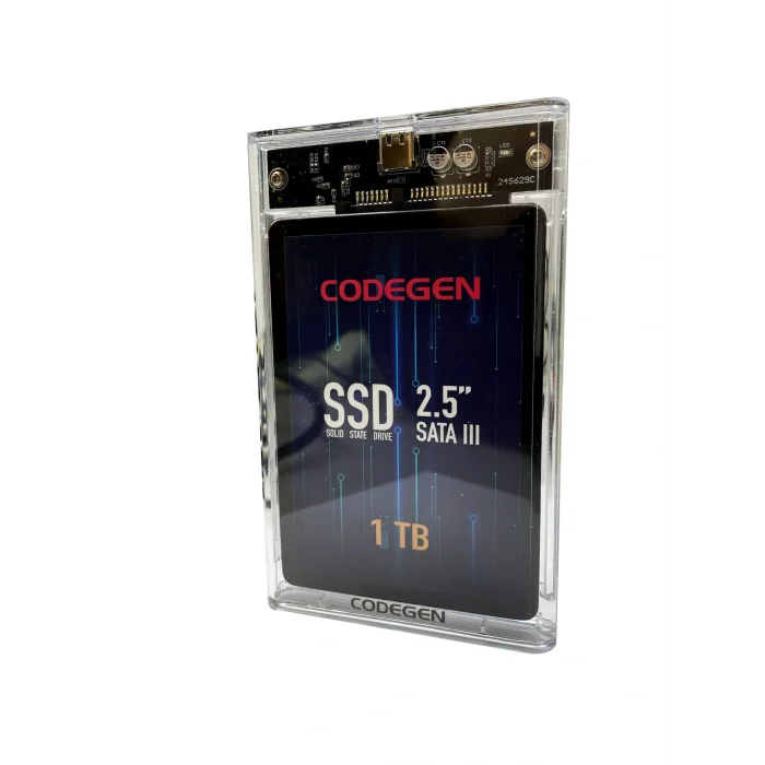 OEM 1TBSSDEXT2 CODEGEN 2.5 1TB USB 3.0 Siyah Taşınabilir SSD Harddisk