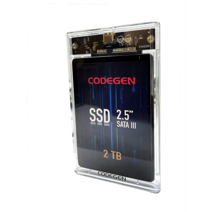 OEM 2TBSSDEXT1 CODEGEN 2.5 2TB USB 3.0 Siyah Taşınabilir SSD Harddisk