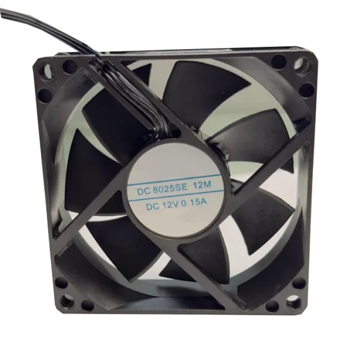 OEM 8025SE 8x8 cm Siyah Kasa Fanı