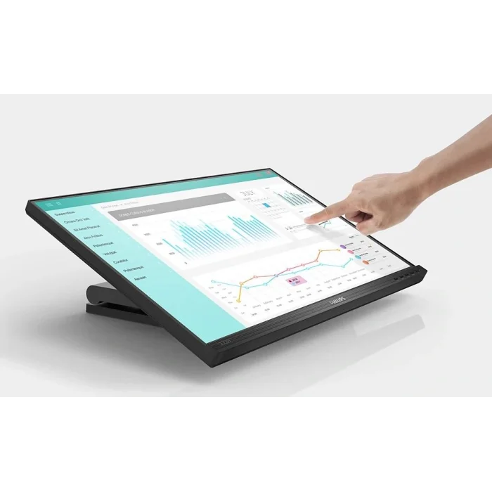 PHILIPS 222B1TC 21.5 Dokunmatik 4ms 75Hz 1920x1080 FullHD VGA HDMI DP Multimedya (Vesa) 10 Parmak Siyah Monitör