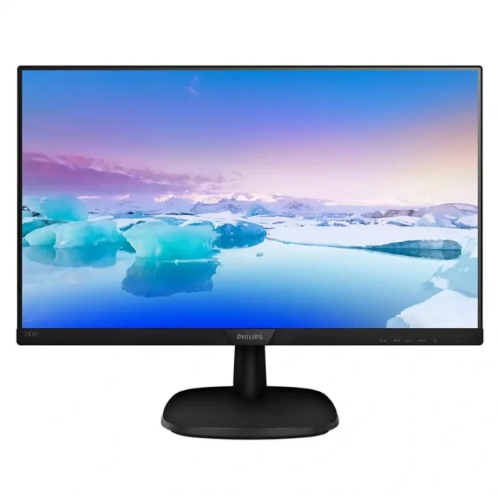 PHILIPS 243V7QJABF VLine 23.8 LED IPS 4ms 75Hz 1920x1080 FullHD VGA HDMI DP Multimedya (VESA) Siyah Monitör