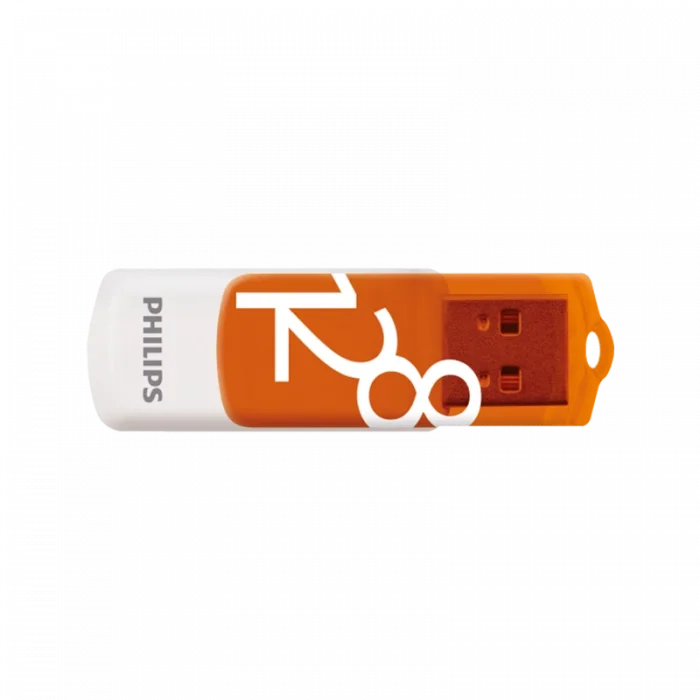 PHILIPS FM12FD05B/00 128GB USB2.0 Turuncu/Beyaz USB Bellek