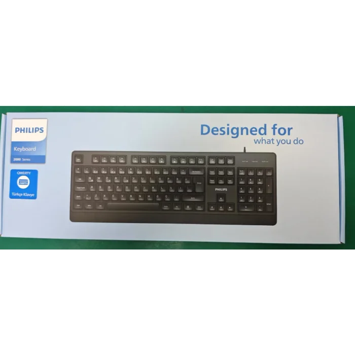 PHILIPS SPK6247B Q USB Siyah Klavye