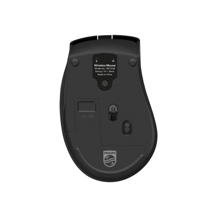 PHILIPS SPK7528B Bluetooth & 2.4G Kablosuz 1600dpi siyah Mouse