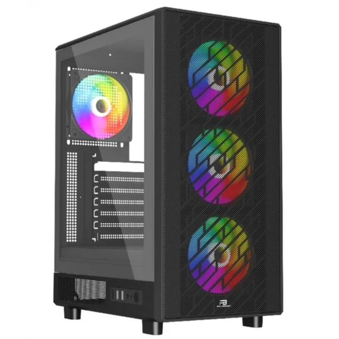 POWER BOOST PB-A700B 750W 80+ Bronze Siyah Mesh Panel Mid Tower ATX Kasa