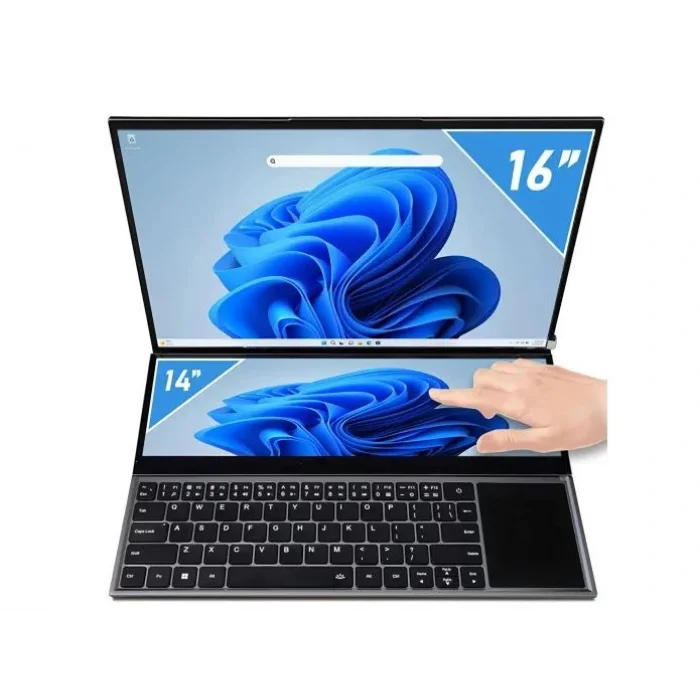 QUADRO Diamond Duo DS3212N i7-10850H 32GB 1TB SSD O/B Intel UHD 16 IPS + 14 IPS Dokunmatik DOS Notebook