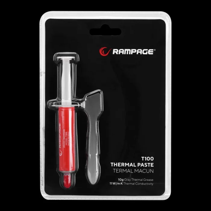 RAMPAGE T100 Gri 10 Gram Termal Macun (11w/m.K)