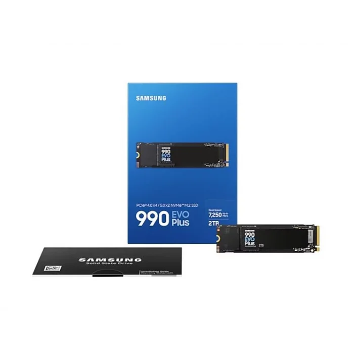 SAMSUNG MZ-V9S2T0BW 990 EVO PLUS M.2 2TB (7250/6300MB/s) PCIe + NVMe SSD Disk (22x80MM)