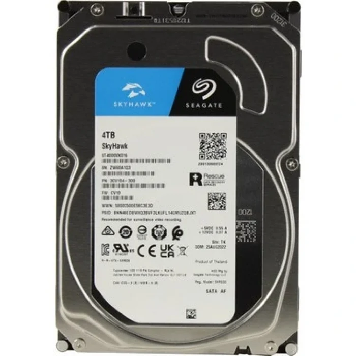 SEAGATE ST4000VX016 SKYHAWK 3.5 4TB 256mb SATA (2 Yıl Garanti) 7/24 Harddisk