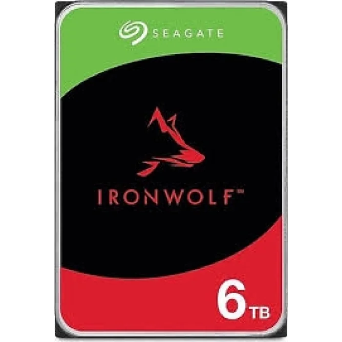 SEAGATE ST6000VN006 IRONWOLF 3.5 6TB 256mb SATA (TR Seagate Garantili) 7/24 NAS Harddisk