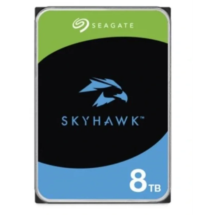 SEAGATE ST8000VX010 SKYHAWK 3.5 8TB 5400rpm 256mb SATA 7/24 Harddisk